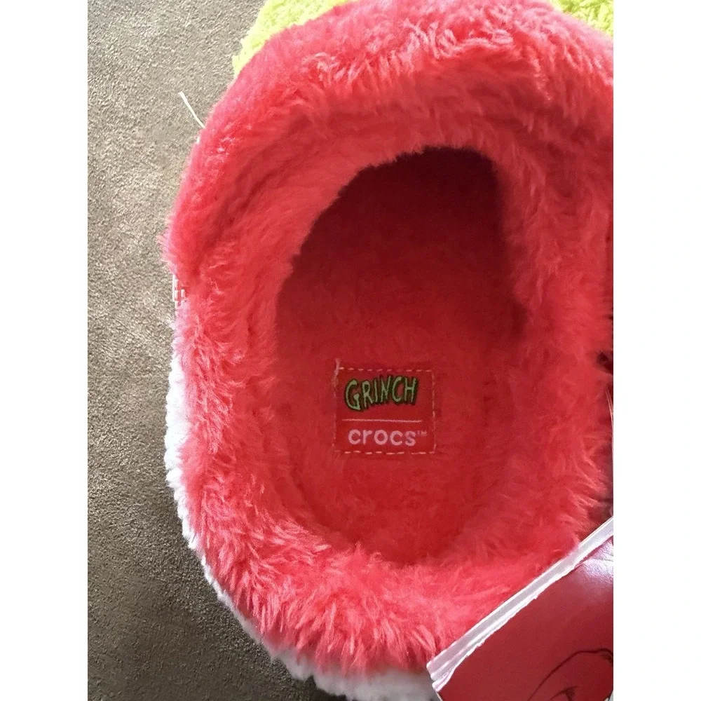 Crocs The Grinch Classic Clog Shoes Kids Boys Girls Youth Size C11 Green BNWT